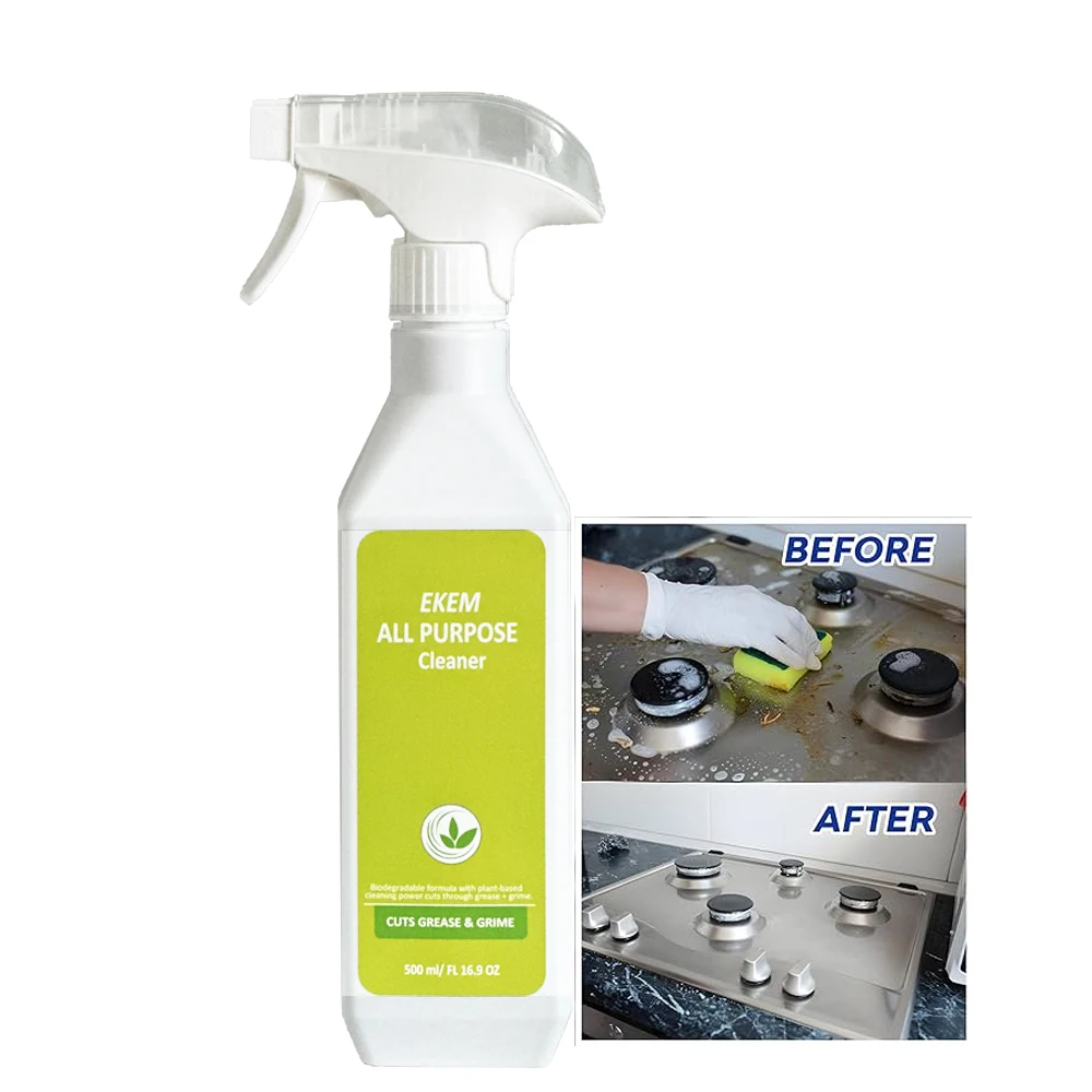 EKEM multipurpose cleaning liquid kitchen cleaner spray heavy oil grease stain remover for stoves rang hoods