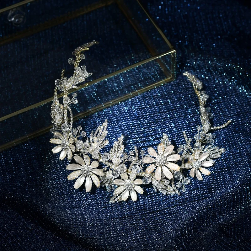Fashion Refinement Veil Accessories Crystal Rhinestone Accessories Hair Bands For Woman