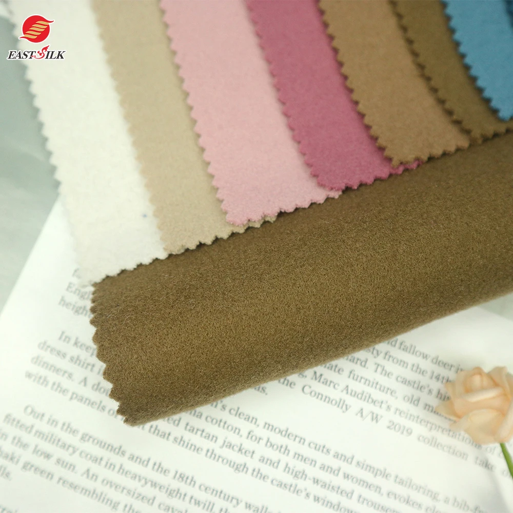 Fabrics Wholesale Materials 100%Polyester Fleece Fabric  for Autumn and Winter Coat Jacket