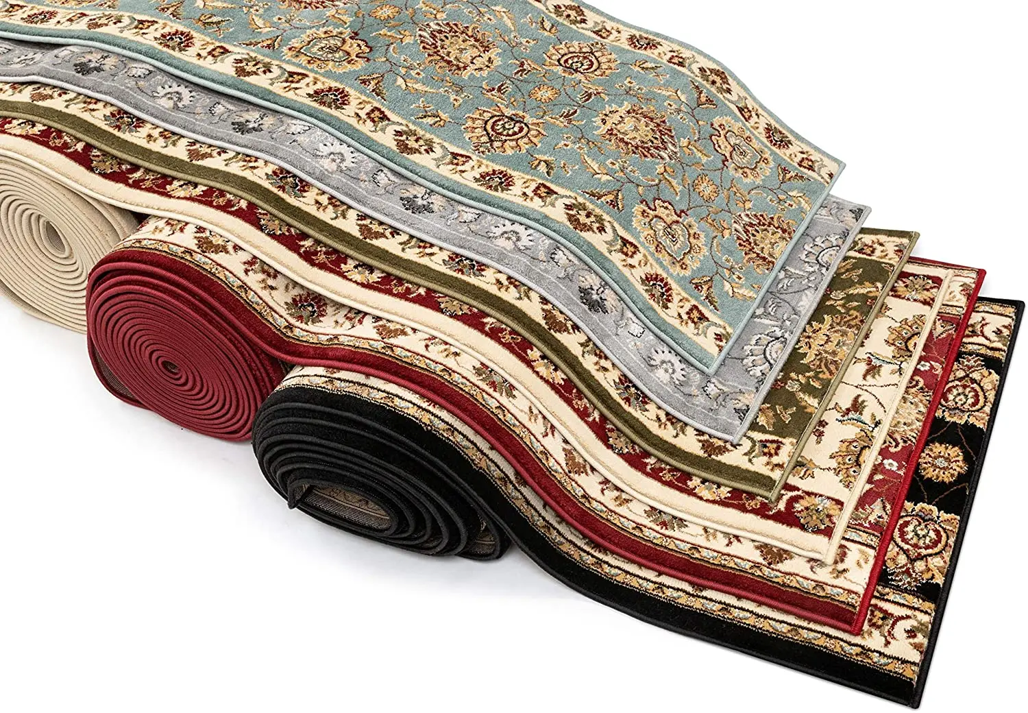 Custom Size Sultan Sarouk Ivory Persian Oriental Traditional 31 Inch Wide x 11 Feet Long Runner Rug