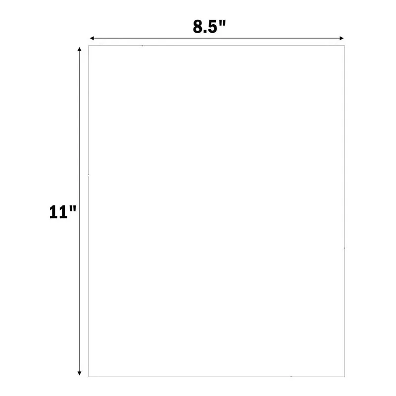 24 Labels per A4 Sheet, 100 Sheets 2400 Labels Total, Self Adhesive Address Mailing Printer Labels Compatible with Inkjet laser