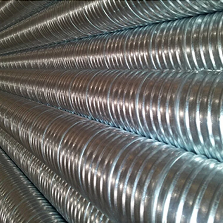 Post Tension Equipment High Quality Easily Processes Cutting Galvanized Spiral Duct Pipe Making