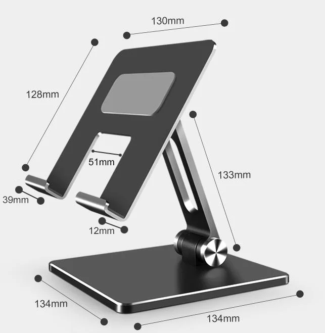 2022 newest business office Lazy Desktop Adjustable bracket Aluminum Alloy  Tablet PC tablet Laptop Stand PAD I--PAD Holder