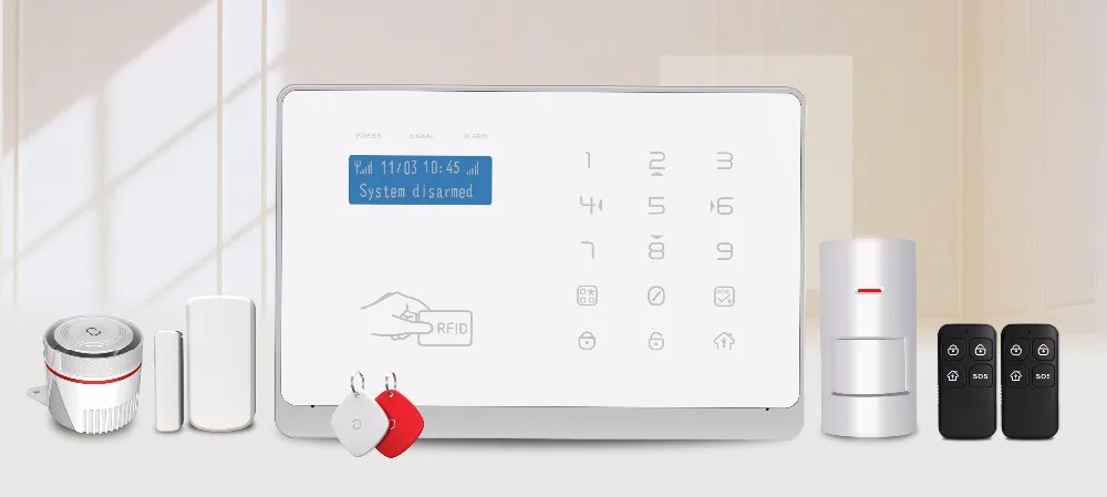 Wolf_Guard 3G GSM WIFI Smart  Home Security  Alarm System