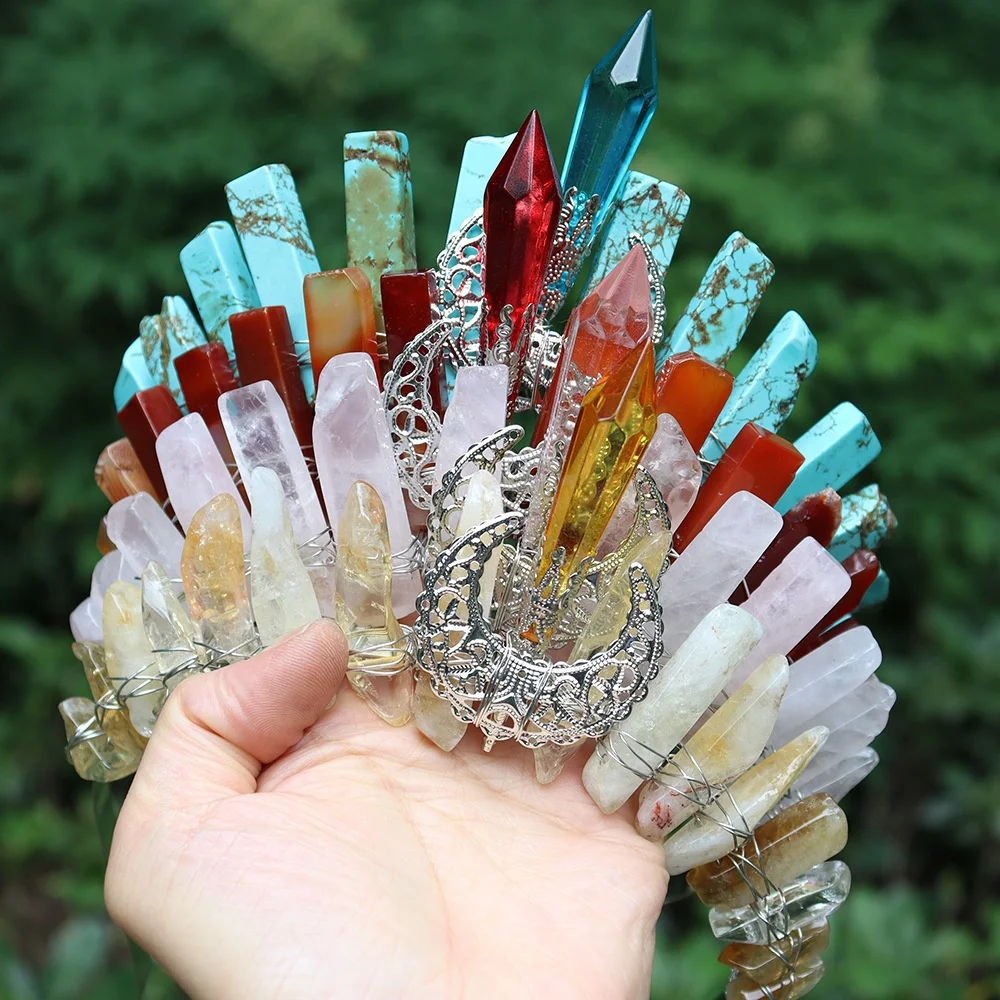 Кристалл Готическая корона диадема для волос