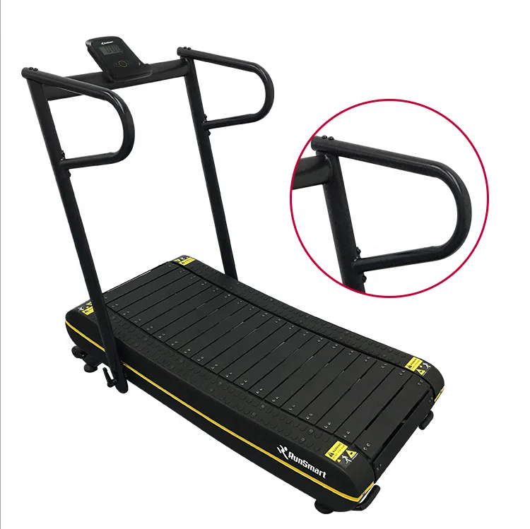 High Quality Home Gym Equipment foldable mini walking running machine runsmart plus curved manual treadmill