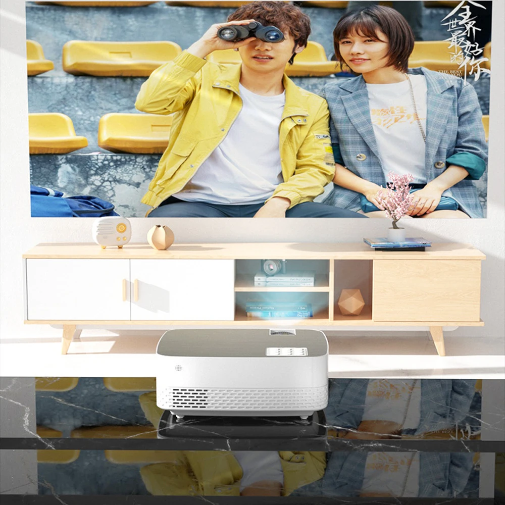 Market Trending 1080P Home Smart Mini Wifi Portable LED LCD HD Video Digital Projector for   Home/Office/Hotel/Motel/Apartment