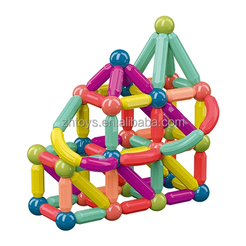 Smart Diy Building Blocks Building Ball & Stick Toys 64 Educational Toys for Children