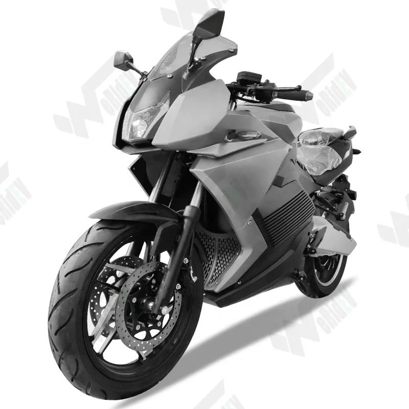 Hot Selling 3000W Electric Sport Motorcycle with LED Lights for Adult