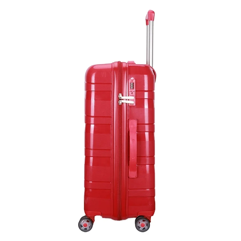 Free Sample Travel luggage set 3 pieces case PP suitcase travel luggage sets for outdoors