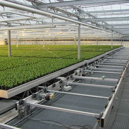 Wholesale greenhouse agricultural flood bench rolling seedbed bench