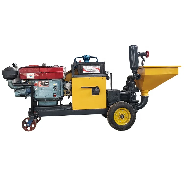 
Automatic Diesel engine wall spray plastering machine wall construction tool 