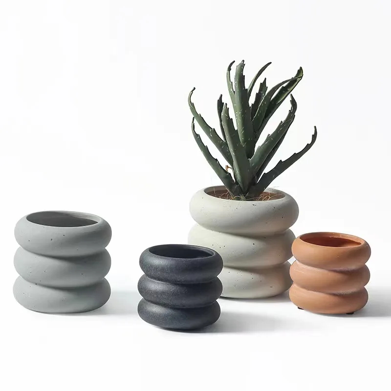 Wholesale Macetas Pots De Fleur Bunga Blumentopf Nordic Succulent Ceramic Flower Pots & Planters For Indoor Plants