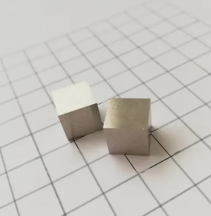 High Quality Good Price Iridium Ingot Ir 99.95% 10Mm/25.4Mm Metal Cube Iridium Cube For Element Collect