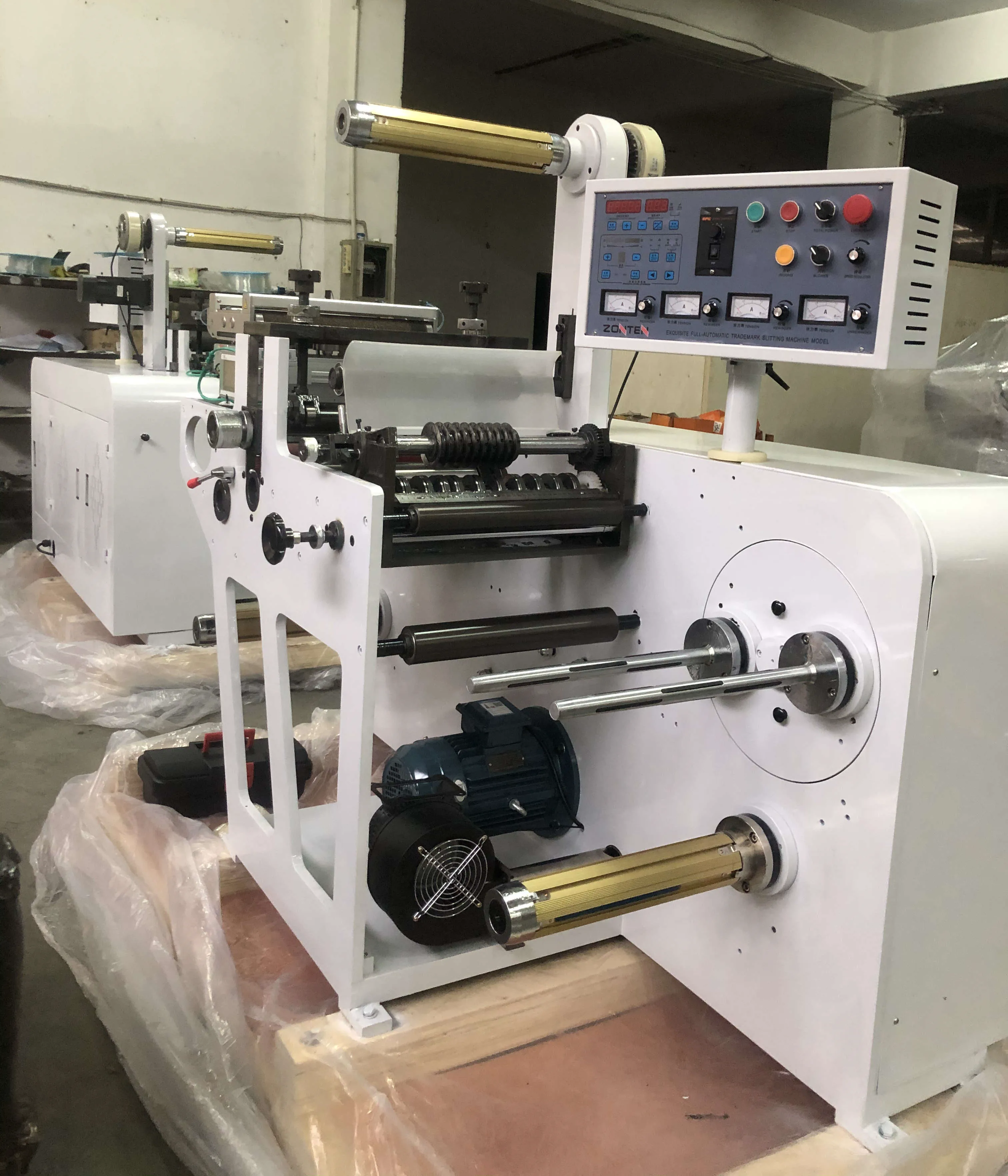 hot sale automatic blank label price sticker full rotary automatic die cutting machine