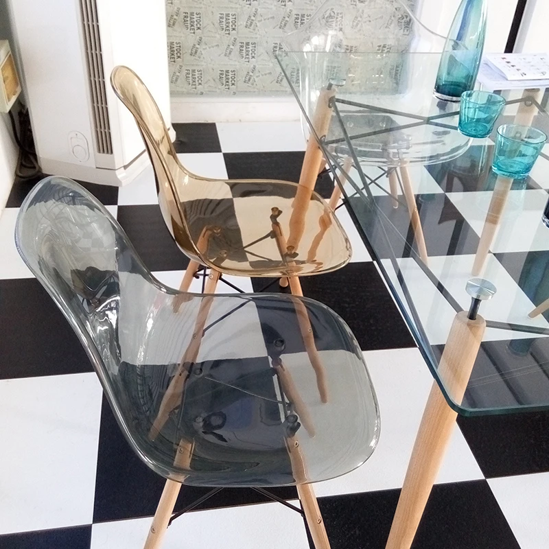 wholesale Modern design dining room furniture cheap high quality dining table tempered glass top tables