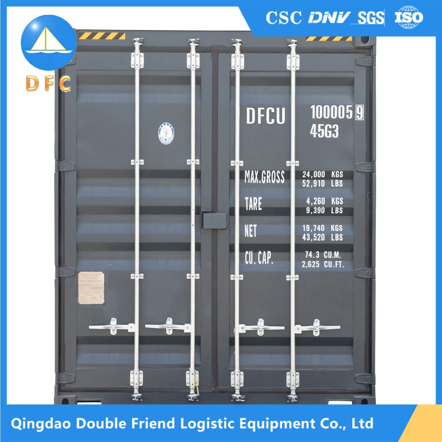 Good Quality New Csc Side Open Shipping Container 4 Doors Metal Shipping Container for Sale