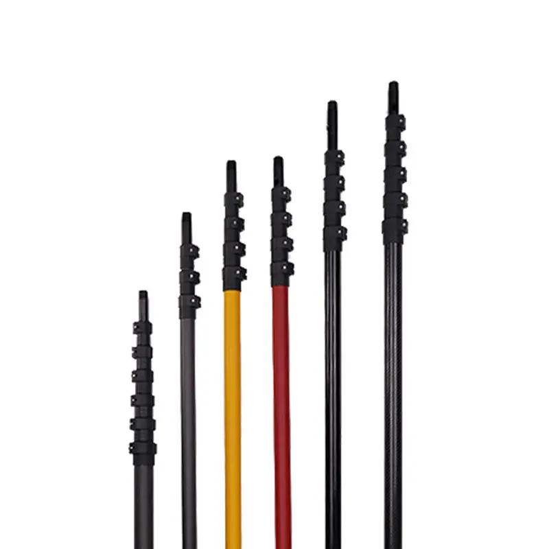 2m 3m 4m 5m 6m 8m 25m carbon fiber unger telescopic extension pole mast uk