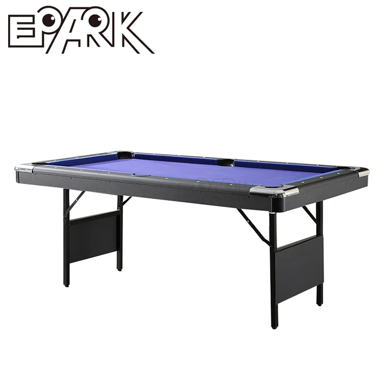 Indoor New Adult 1.9m Foldable Billiards Table Snooker Metal Leg  mesa de billar Folding Pool Table 7ft
