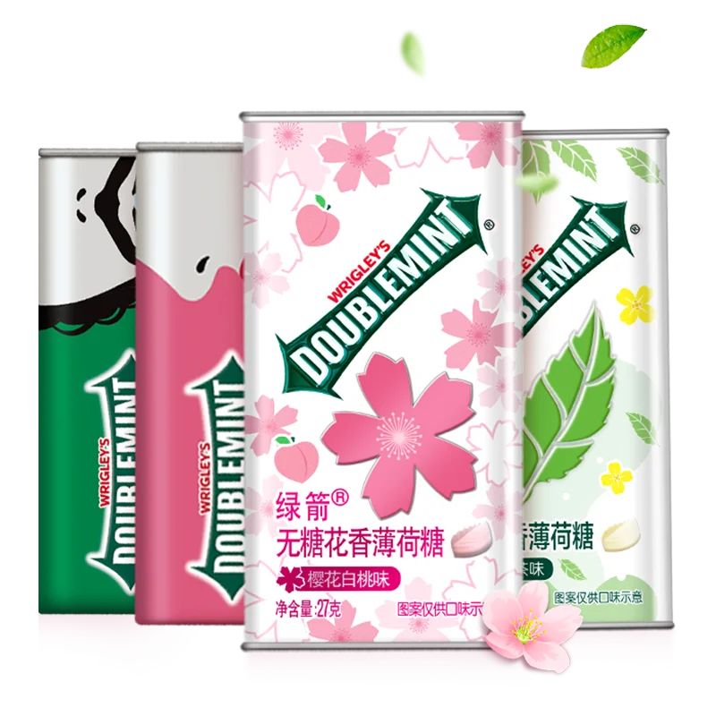 Chinese  Chewing Gum Sugar Free Chewing Gum 27g Floral Mints Mint Flavored Osmanthus White Tea Flavor