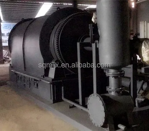 Mini waste tyre plastic recycling pyrolysis plant with all in one pyrolysis