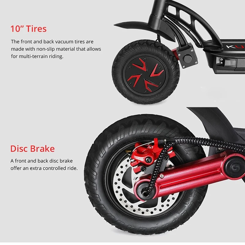 [europe Warehouse] Kugoo G-booster Folding Electric Adult Scooter 48v 23ah 1600w Motor Max 85km 55km/h Fast E Scooter