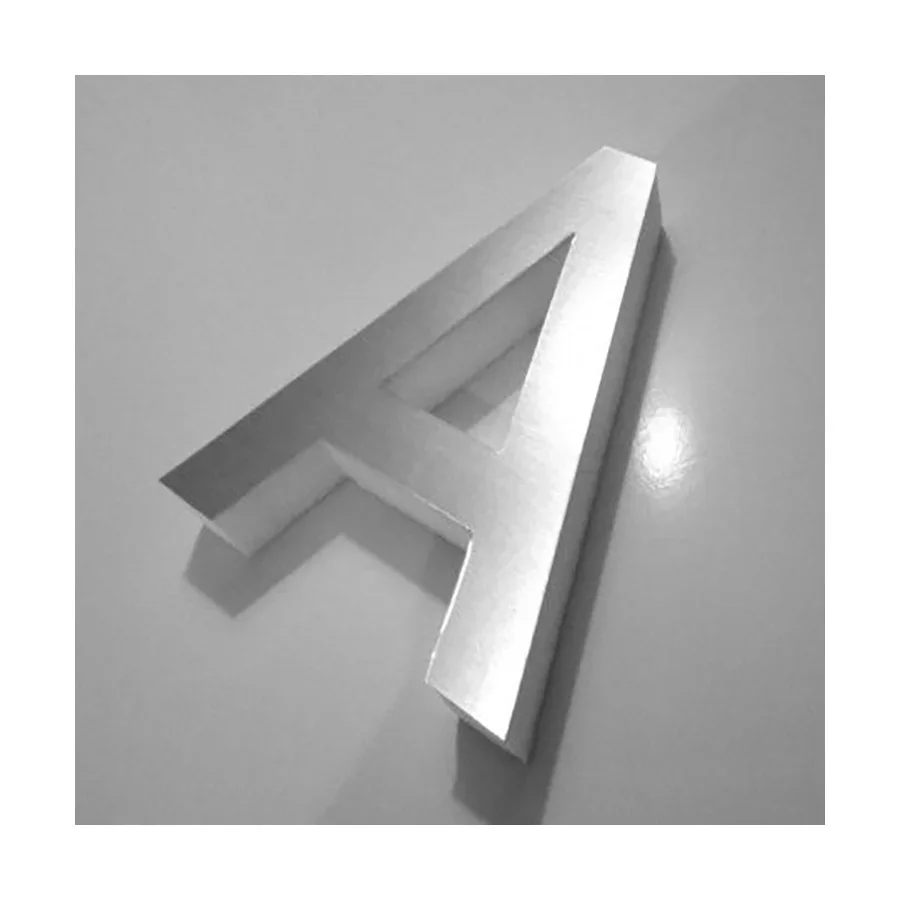 High Quality Custom Logo Diy Metal Alphabets 3D Letter Sign Stainless Steel Metal Letter
