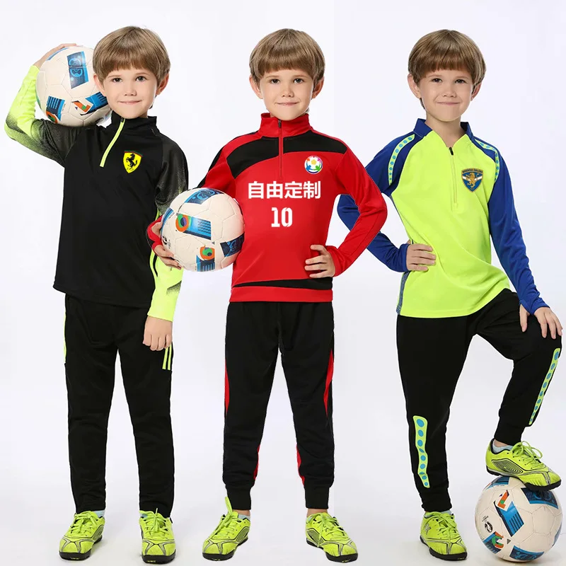 Custom design wholesale sportswear football uniform men soccer jersey set boys girl kids soccer team jerseys