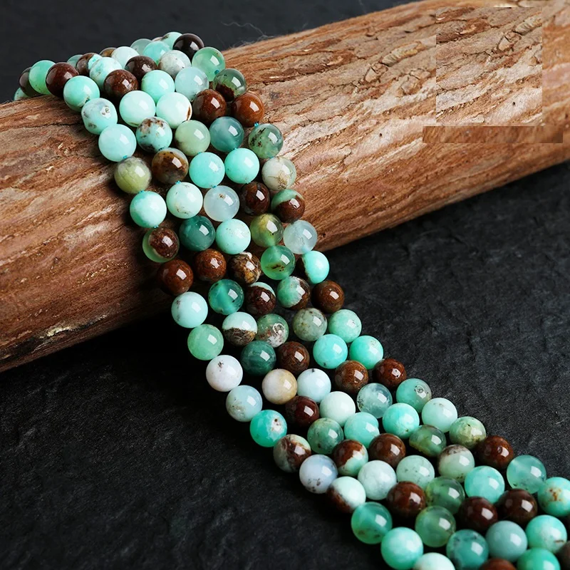 Wholesale Natural Chrysoprase Beads Round Australia Semiprecious Beads Natural Gemstone Loose Beads For Jewelry Making Bracelet