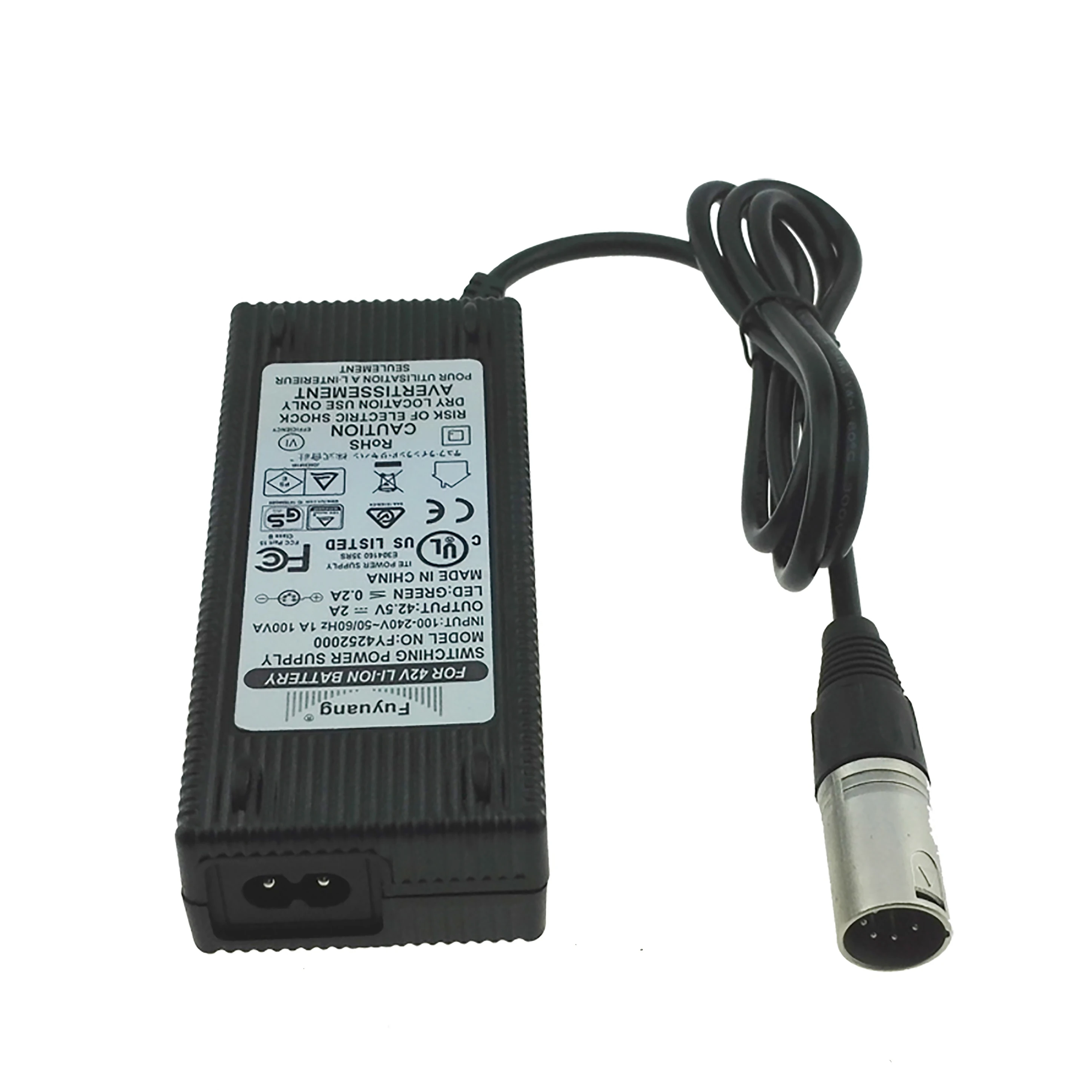 Universal mobile  fast 42v 2a lithium battery charger for e rickshaw