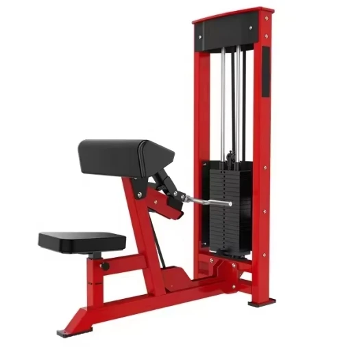 High Quality Pin loaded Commercial Body Building  SELECTORIZED Biceps Triceps Curl Fitness Gym Strength Machine
