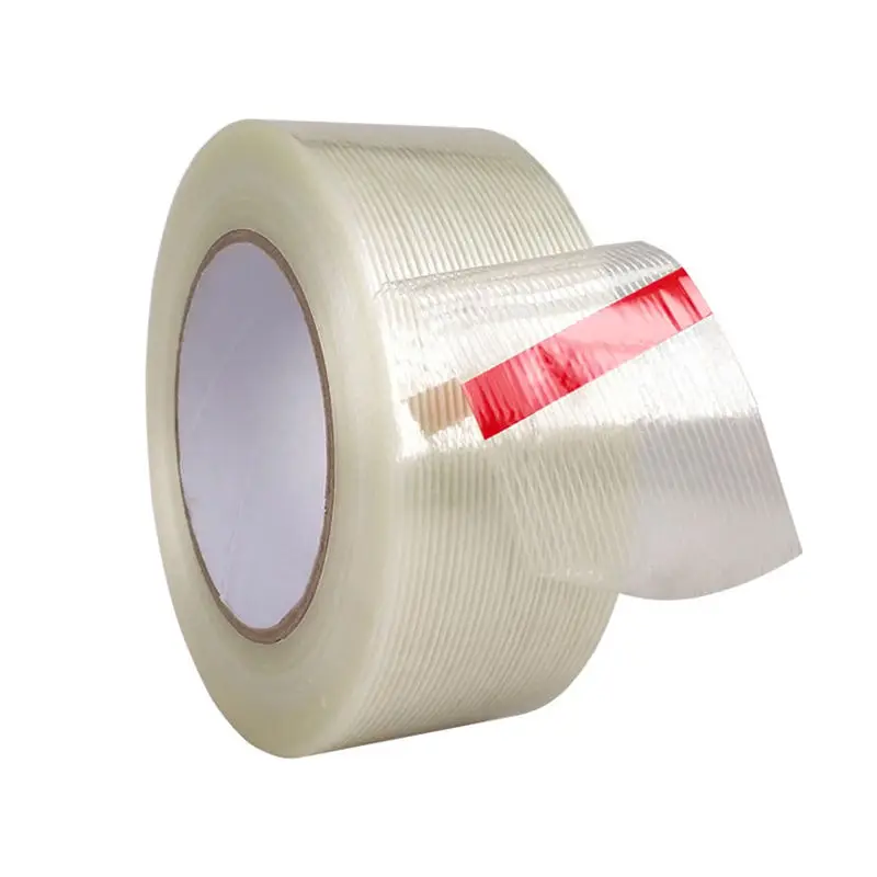 Synthetic Rubber Custom 100MIC Strapping Fiberglass Reinforced Unidirectional Filament Tape
