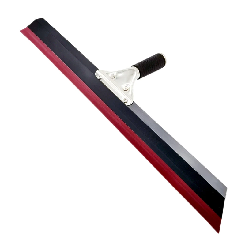 Epoxy Floor Tools Squeegee Drywall Smoother Straight Magic Trowel with Threaded Handle for Self Leveling Screeding