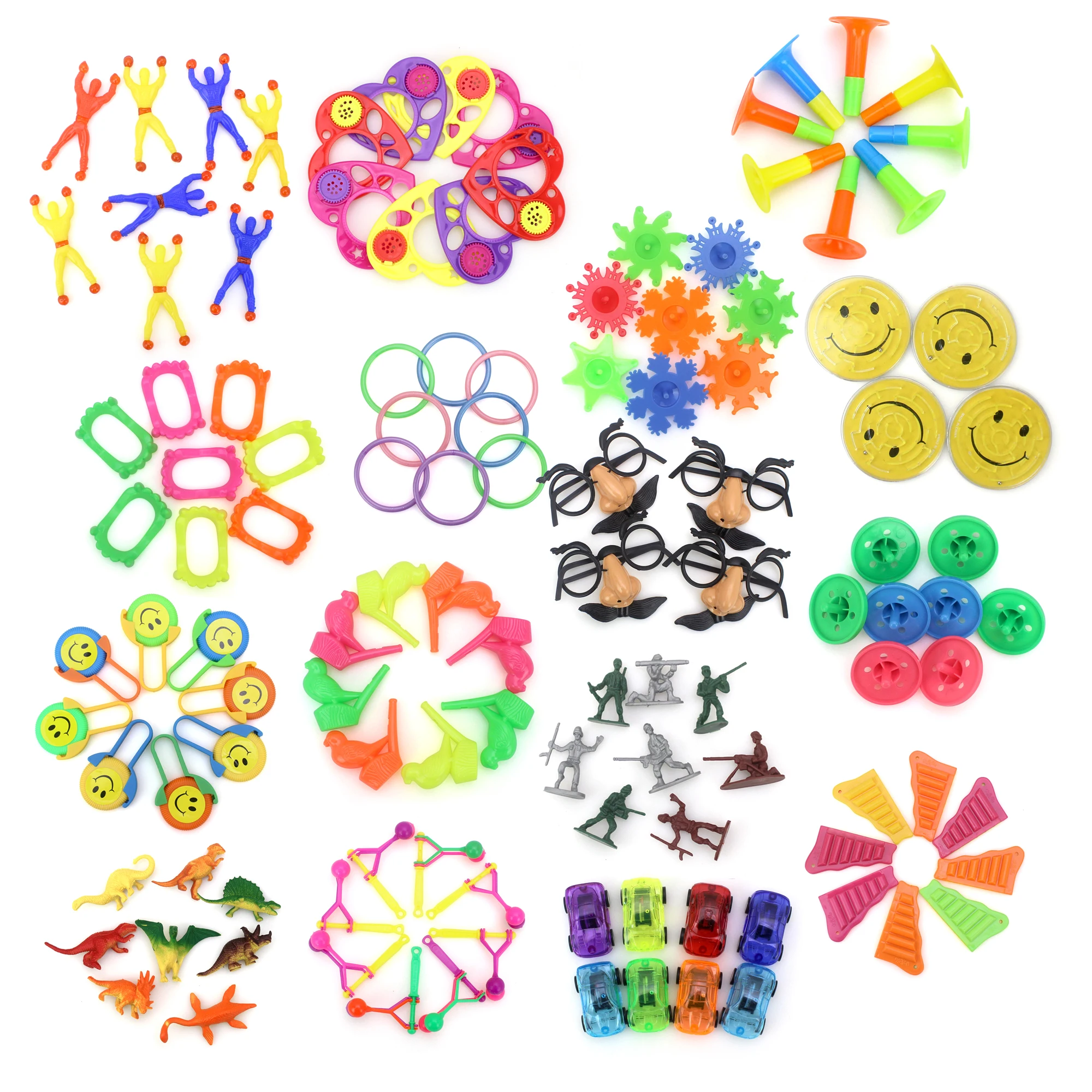 Eco Friendly 120 PCS Assortment Prizes Box Toy Set Custom Birthday Goodie Bag Foe Kids Party Supplies Pinata