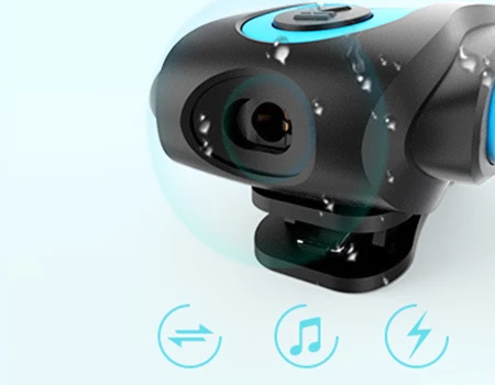 FM Radio IPX8 8GB Swimming Waterproof MP3 Music Player with rotatable sport Clip