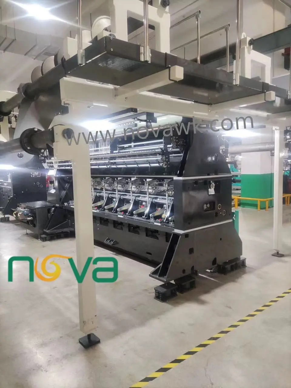 CHANGZHOU NOVA CUSTOM-MADE  NRS6 Raschel Warp Knitting Machine warp knitting net fabric