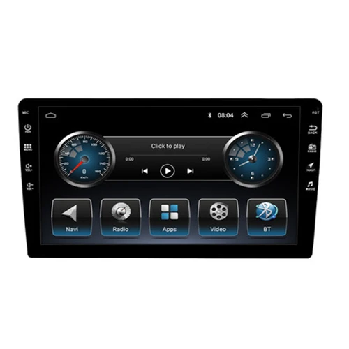 Universal Android 9.1 Head Unit BT Mirror Link 2.5D Touch Screen 9inch Car DVD Player