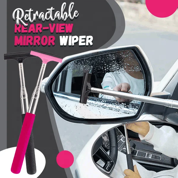 DROPSHIPPING Portable Telescopic Retractable Rear Car View Mirror Wiper