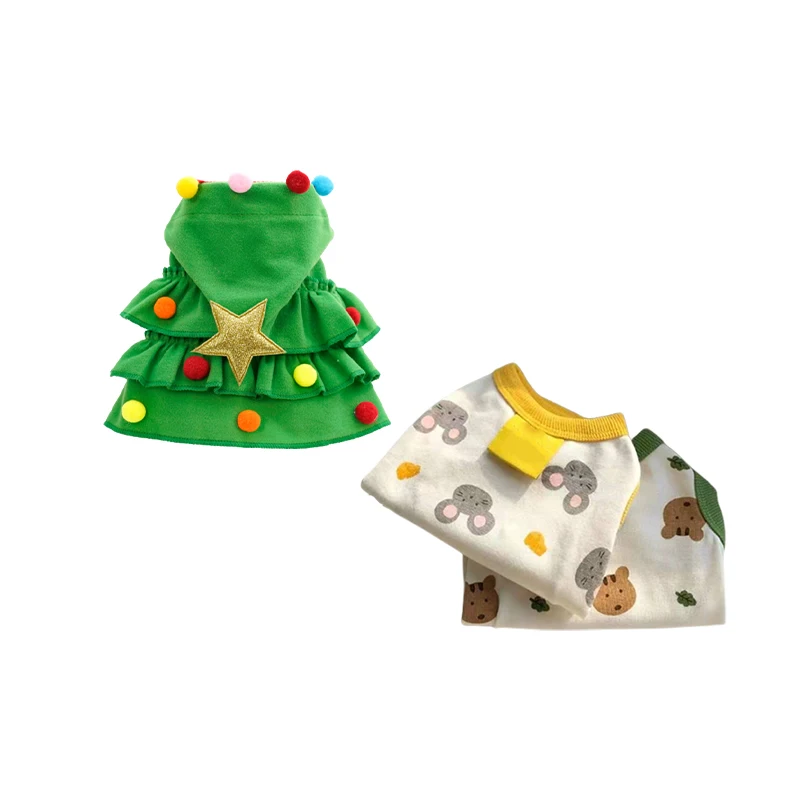 Factory wholesale sales fleece Christmas Halloween, dogs cats small medium-sized dogs autumn winter pet clothes/