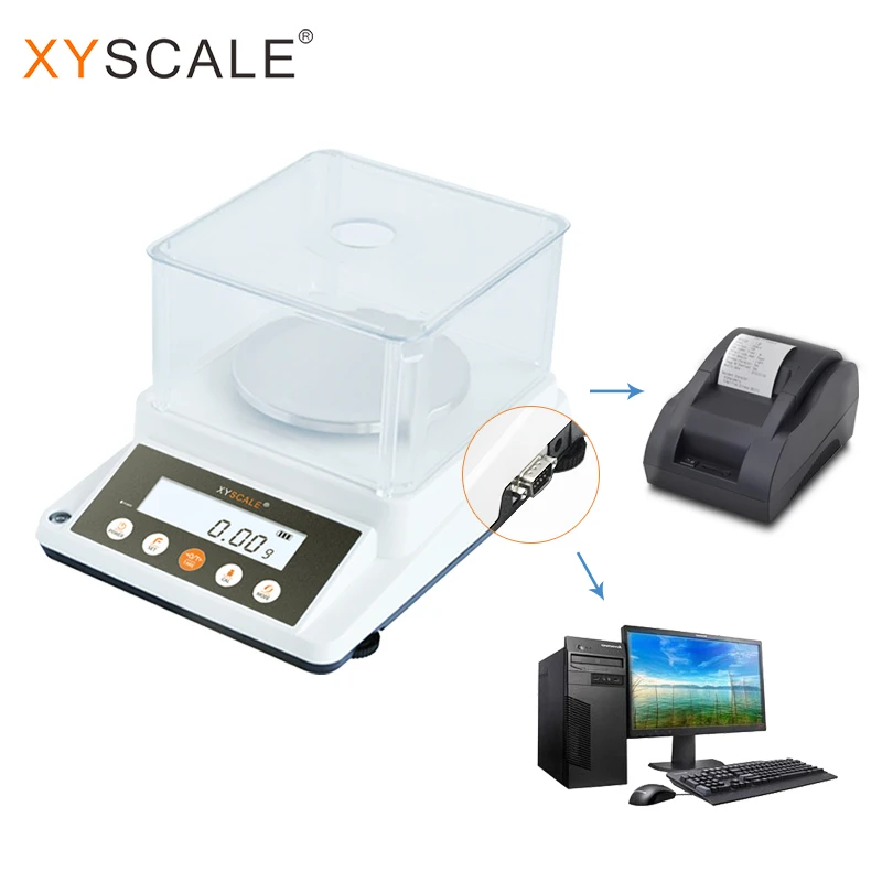 1100g 0.01g Precision Balance,tare function,level indicator,overload alarm,Plastic,jewelry weighing scale,XY1000-2C