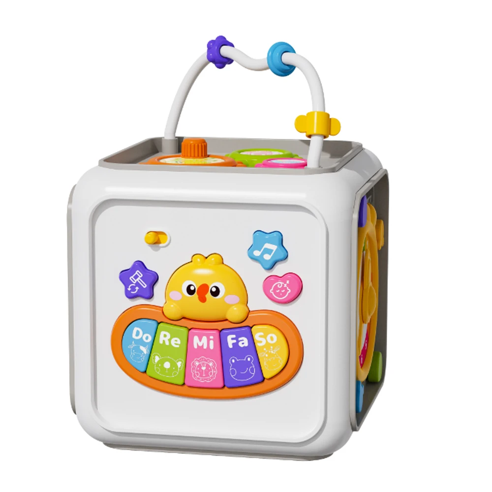 6-in-1 Early Learning Montessori Activity Cube - An Exciting Baby Toy for 1 Year Boys and Girls