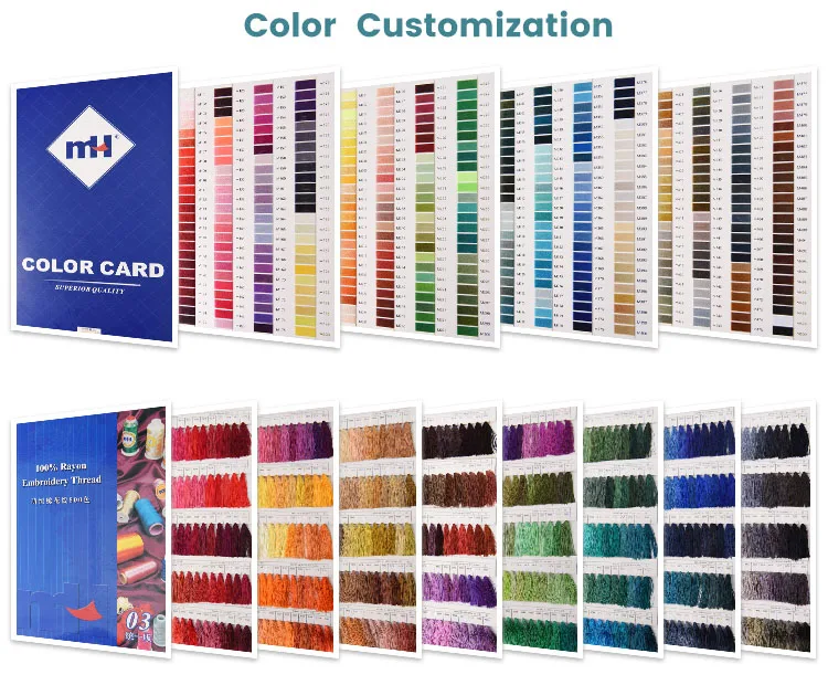 Eco-friendly Red Embroidery Thread 100% 120 2 Viscose Rayon Embroidery Thread