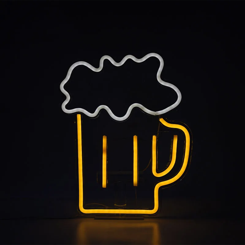Beer Neon Sign Dimmable Usb 5v Led Neon Lights Bar Neon Light For Club Beach Store Decor Man Cave Party