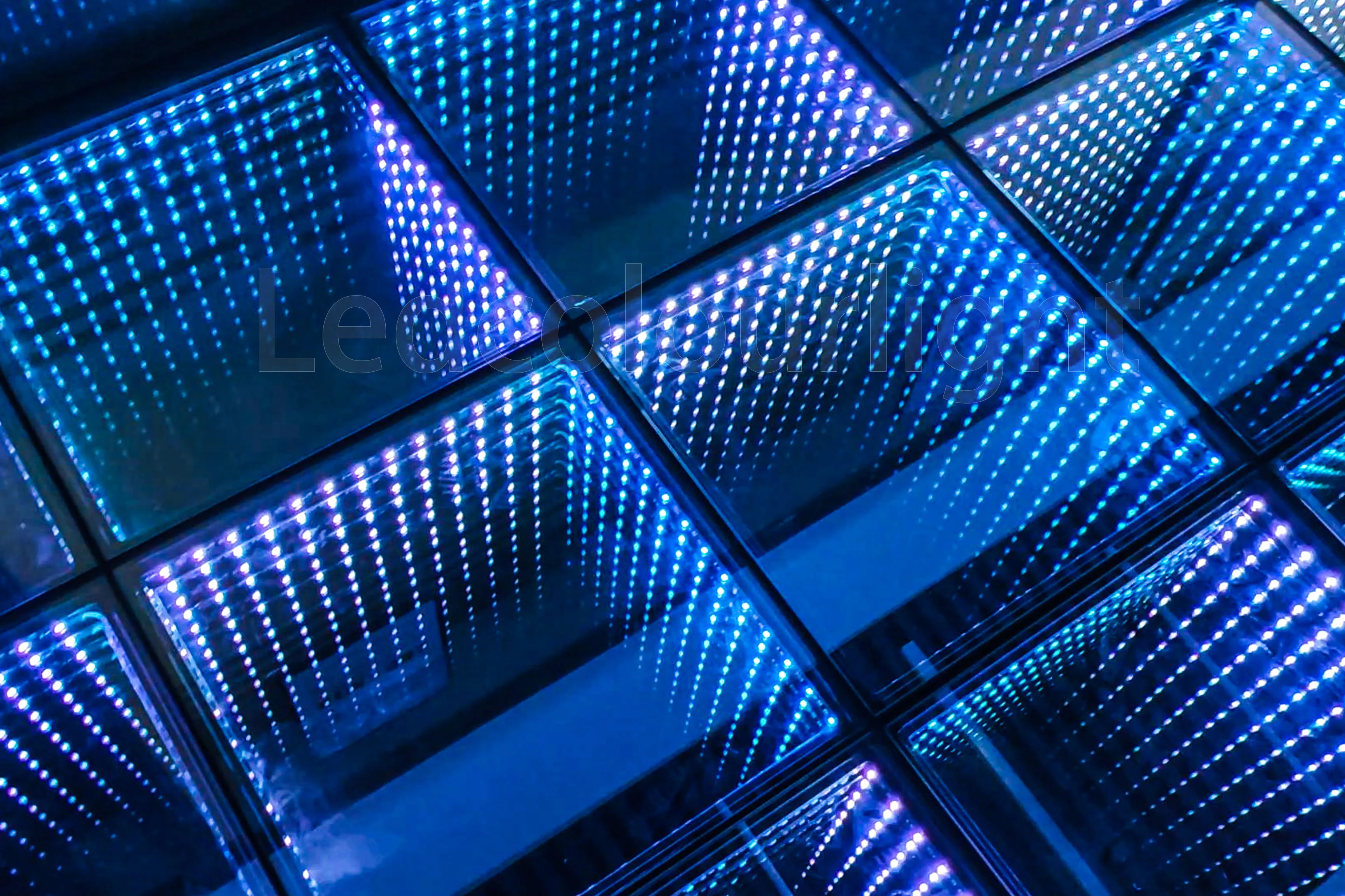 DMX RGB LED 3D Dance light Matrix led stage floor board light SMD5050 rgb panel light wholesale