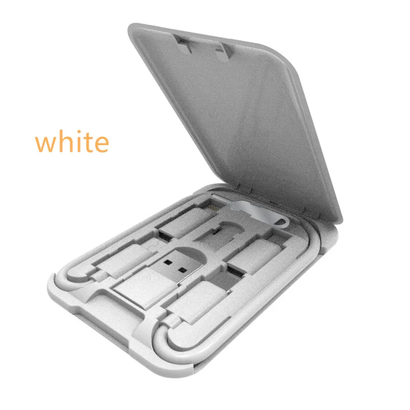 Прямая поставка 2021 6 в 1 USB зарядный кабель для Type C уникальный дизайн многофункциональная удобная зарядка телефона мужчин и женщин