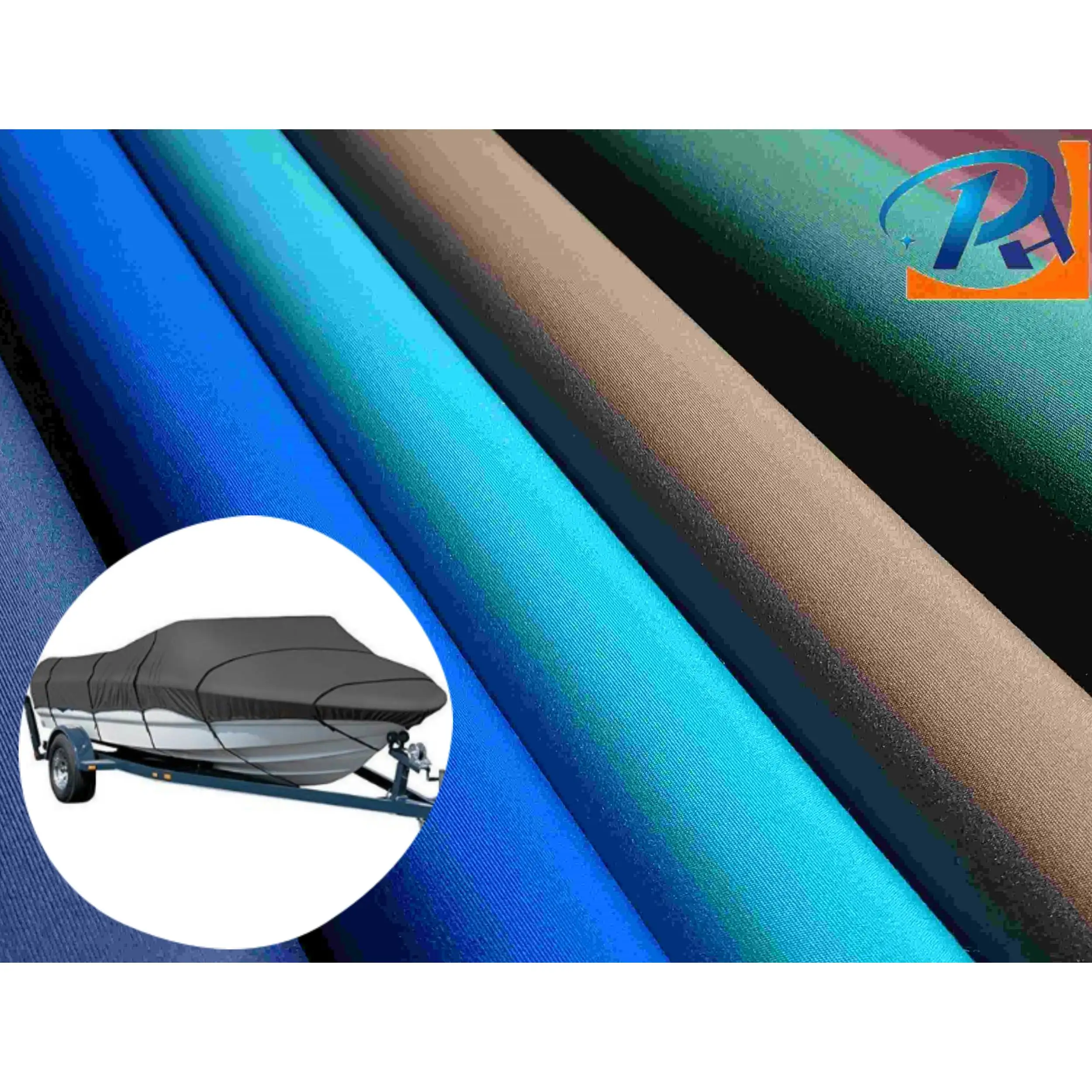 Антиуф Солнцезащитная Ткань, 100% раствор, окрашенная Акриловая наружная ткань для палатки для лодки