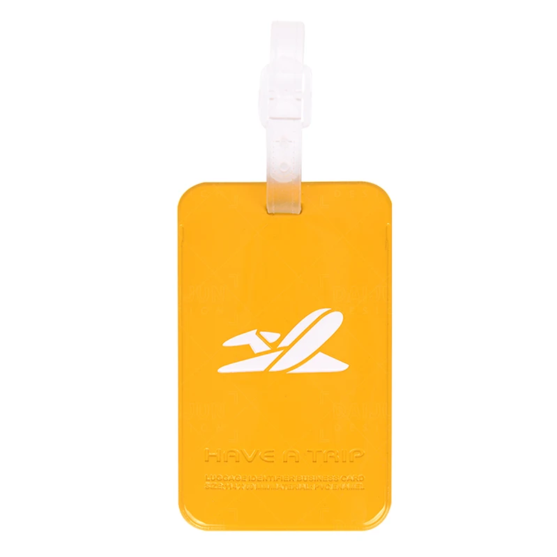 Custom print Promotion travel luggage tag fashion baggage tag name identifier tag