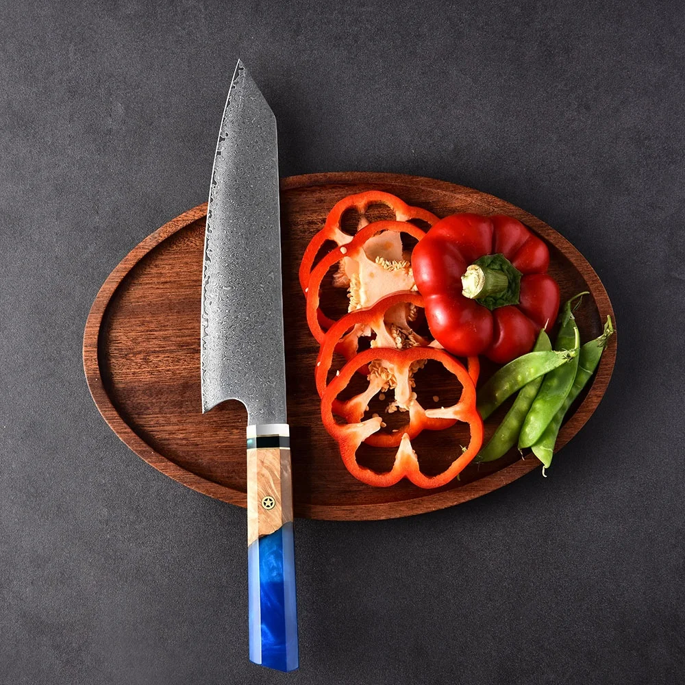  Hot selling chef knife 8 inch vg10 handmade japanese damascus kitchen with custom