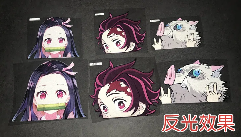 32 Style Cartoon Sticker Haikyuu JoJos Slam Dunk Inuyasha One Punch Man Street Fighter Car Window Laptop Pet Anime Stickers