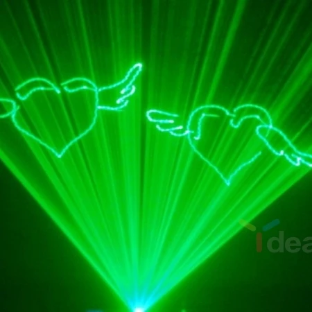 10W Single Green laser light projector for 3D Animation Laser Light Show